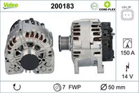 VALEO 200183 - Alternador - VALEO CORE-FLEX