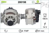 VALEO 200198 - Alternador - VALEO CORE-FLEX