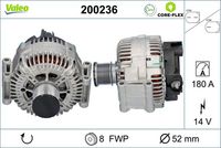 VALEO 200236 - Alternador - VALEO CORE-FLEX