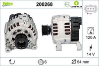 VALEO 200268 - Alternador - VALEO CORE-FLEX