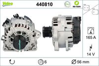 VALEO 440810 - Alternador - VALEO RE-GEN REMANUFACTURED