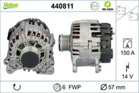 VALEO 440811 - Alternador - VALEO RE-GEN REMANUFACTURED