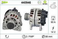 VALEO 440946 - Alternador - VALEO RE-GEN REMANUFACTURED