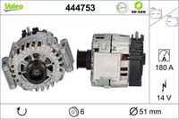 VALEO 444753 - Alternador - VALEO RE-GEN REMANUFACTURED