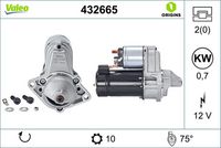 VALEO 432665 - Motor de arranque - VALEO ORIGINS NEW OE TECHNOLOGY