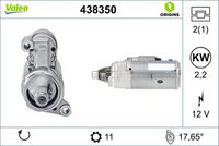 VALEO 438350 - Motor de arranque - VALEO ORIGINS NEW OE TECHNOLOGY