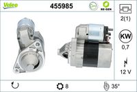 VALEO 455985 - Motor de arranque - VALEO RE-GEN REMANUFACTURED