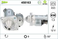 VALEO 458163 - Motor de arranque - VALEO RE-GEN REMANUFACTURED