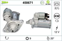 VALEO 458671 - Motor de arranque - VALEO RE-GEN REMANUFACTURED