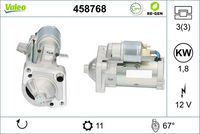 VALEO 458768 - Motor de arranque - VALEO RE-GEN REMANUFACTURED