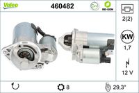 VALEO 460482 - Motor de arranque - VALEO RE-GEN REMANUFACTURED