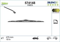 VALEO 574148 - año construcción desde: 10/1998<br>Número de puertas: 3<br>Lado de montaje: Lado de pasajero<br>Tipo de escobilla: Escobillas con arco<br>Cantidad: 1<br>Longitud [mm]: 450<br>Longitud [pulgada]: 18<br>Adaptador de ajuste: A<br>Tipo de escobilla: Escobilla limpiaparabrisas c/ advertencia óptica de desgaste<br>