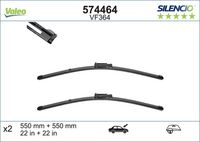 VALEO 574464 - Limpiaparabrisas - SILENCIO FLAT BLADE SET