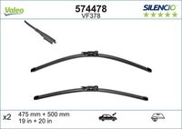 VALEO 574478 - Limpiaparabrisas - SILENCIO FLAT BLADE SET