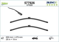 VALEO 577926 - Limpiaparabrisas - SILENCIO FLAT BLADE SET