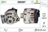 VALEO 200207 - Alternador - VALEO CORE-FLEX