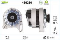 VALEO 436230 - Alternador - VALEO RE-GEN REMANUFACTURED