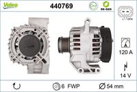 VALEO 440769 - Alternador - VALEO RE-GEN REMANUFACTURED