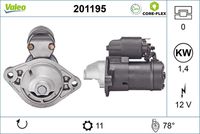 VALEO 201195 - Motor de arranque - VALEO CORE-FLEX