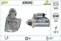 VALEO 438392 - Motor de arranque - VALEO CORE-FLEX