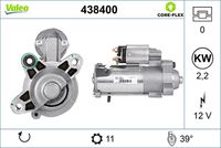 VALEO 438400 - Motor de arranque - VALEO CORE-FLEX