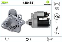 VALEO 438434 - Motor de arranque - VALEO CORE-FLEX