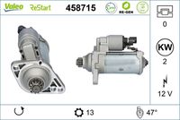 VALEO 458715 - Motor de arranque - VALEO RE-GEN REMANUFACTURED STOP&START