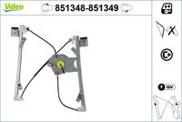 VALEO 851348 - Lado de montaje: Delante, izquierda<br>Tipo de servicio: eléctrico<br>Artículo complementario/Información complementaria: sin electromotor<br>Función de interruptor combinado: con función de confort<br>Número de puertas: 4<br>Referencia artículo par: 118636<br>