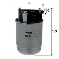 VALEO 587601 - Filtro combustible