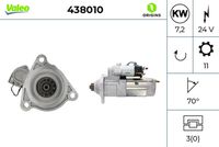 VALEO 438010 - Motor de arranque - VALEO ORIGINS NEW OE TECHNOLOGY