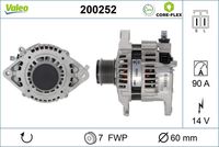 VALEO 200252 - Alternador - VALEO CORE-FLEX