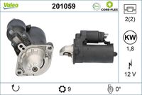 VALEO 201059 - Motor de arranque - VALEO CORE-FLEX