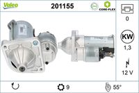 VALEO 201155 - Motor de arranque - VALEO CORE-FLEX