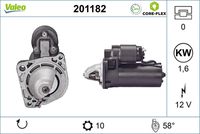 VALEO 201182 - Motor de arranque - VALEO CORE-FLEX