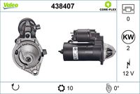 VALEO 438407 - Motor de arranque - VALEO CORE-FLEX