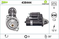 VALEO 438444 - Motor de arranque - VALEO CORE-FLEX