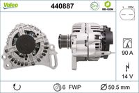 VALEO 440887 - Alternador - VALEO RE-GEN REMANUFACTURED