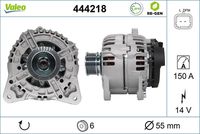 VALEO 444218 - Alternador - VALEO RE-GEN REMANUFACTURED