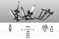 EFI AUTOMOTIVE 6462 - Diámetro [mm]: 7<br>DIN / ISO: D TYPE 3B<br>Tipo de envase: caja<br>Bujía de encendido: Versión de conexión SAE<br>Bobina de encendido: Versión de conexión diente de sierra<br>Longitud 1 [mm]: 385<br>Longitud 2 [mm]: 385<br>Cantidad líneas: 2<br>long. de embalaje [cm]: 28,3<br>Ancho de embalaje [cm]: 12,4<br>h embalaje [cm]: 6,9<br>