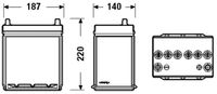 BOSCH 0092S40300 - Batería de arranque - S4