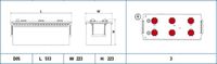 MAGNETI MARELLI EVR185EFB - Tensión [V]: 12<br>Batería: sin mantenimiento<br>Capacidad de la batería [Ah]: 180<br>Corriente de arranque en frío, EN [A]: 1000<br>DIN / ISO: D05<br>Longitud [mm]: 513<br>Ancho [mm]: 223<br>Altura [mm]: 223<br>Esquema de bornes: SX<br>Talón de sujeción: B00<br>Batería: con asas<br>Tipo de polos terminales: STD<br>Batería: sin indicación de nivel<br>