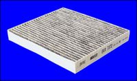 MAHLE LA1505 - Tipo de filtro: Filtro antipolen<br>Longitud [mm]: 225<br>Ancho [mm]: 202<br>Altura [mm]: 28<br>