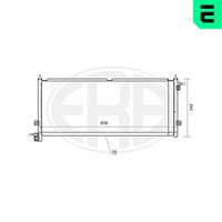 ERA 667118 - Condensador, aire acondicionado