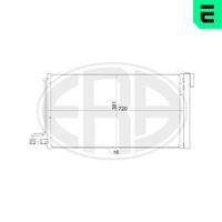 ERA 667152 - Condensador, aire acondicionado