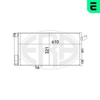 ERA 667005 - Condensador, aire acondicionado