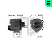 ERA 210302A - Tensión [V]: 28<br>Corriente de carga alternador [A]: 100<br>ID del modelo de conector: B+W,IG,FM,L,S<br>