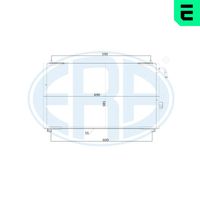 ERA 667204 - Condensador, aire acondicionado