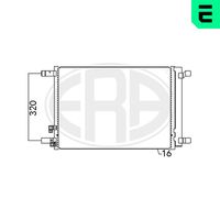 ERA 667094 - Condensador, aire acondicionado