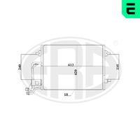 ERA 667213 - Condensador, aire acondicionado