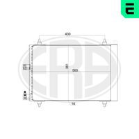 ERA 667159 - Condensador, aire acondicionado